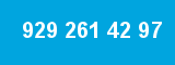929 261 42 97 929 261 42 97